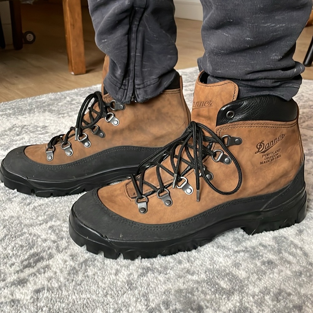Danner Combat Hiker Brown Leather Boots Men’s W 9.5